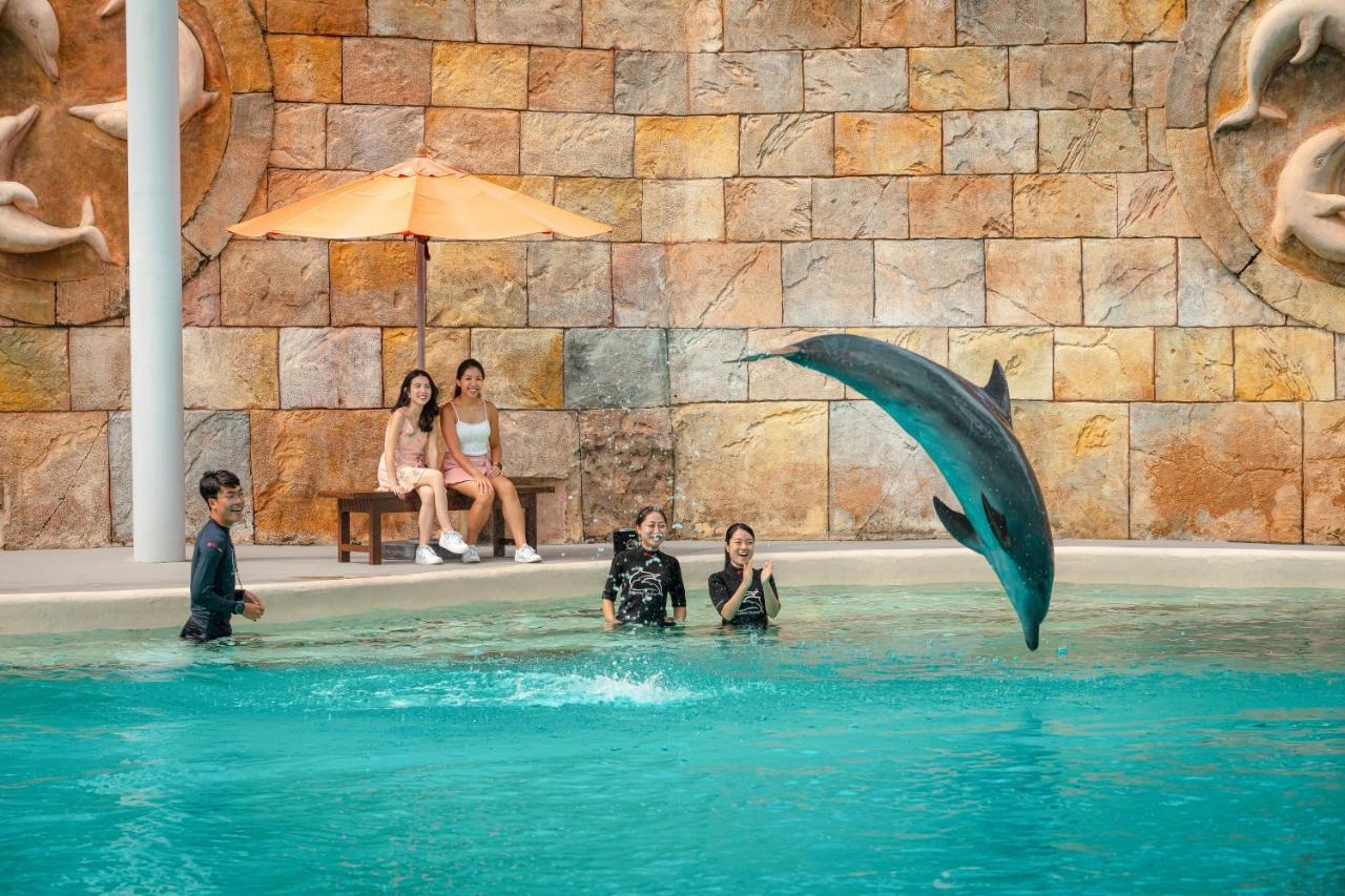 圣淘沙名胜世界- 新加坡Hard Rock酒店-SG清洁认证 外观 照片 Dolphin show at Ocean Park